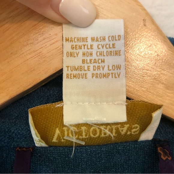 Vintage Victoria Secret Women’s Small Gold Tag Belted Robe Floral Paisley Print - Picture 10 of 10